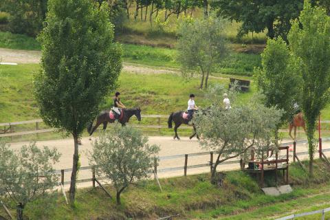 Palio's en Paardrijden in Toscane